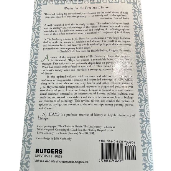 Burdens of Disease : Epidemics and Human Response in Western History by J. N.... - Picture 2 of 6